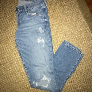 Ripped Hollister Jeans